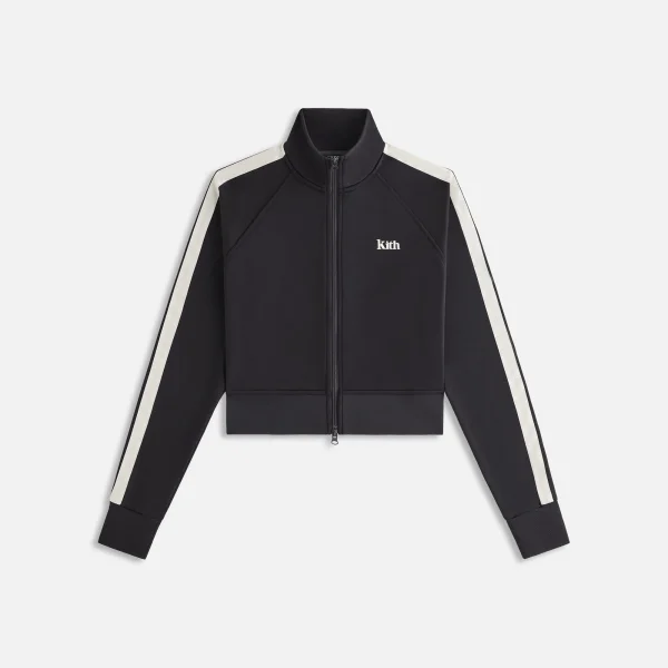 kith women s black arbor track jacket - KITH-SHOP