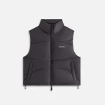 kith women s black corey puffer vest - KITH-SHOP