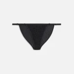 kith women s black mesh adjustable cheeky bottoms - KITH-SHOP