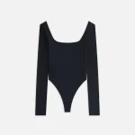 kith women s black modal ballet bodysuit - KITH-SHOP