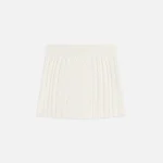 kith women s ember cable knit mini skort in sandrift - KITH-SHOP