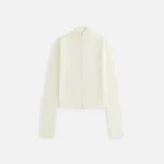 kith women s ina mohair track zip jacket sandrift - KITH-SHOP