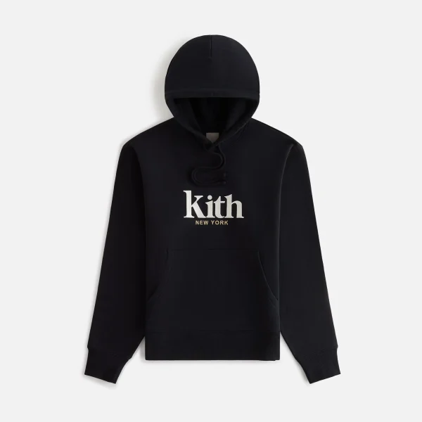 kith women s jane new york ii hoodie black - KITH-SHOP