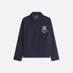 kith women s kieran crest coach jacket nocturnal - KITH-SHOP