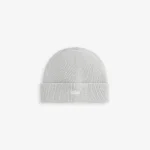 kith women s light heather grey script classic beanie - KITH-SHOP