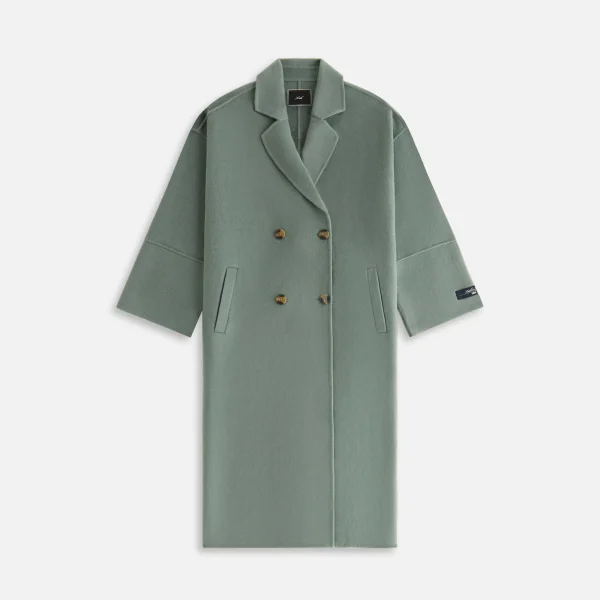 kith women s merra double breasted coat in cavan - KITH-SHOP