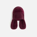 kith women s mohair earflap beanie in essence - KITH-SHOP