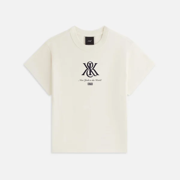 kith women s mulberry crest vintage muslin tee - KITH-SHOP