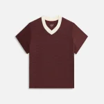 kith women s nicci monogram jersey in magma - KITH-SHOP