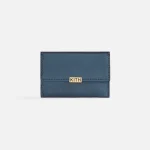 kith women s patent leather double card holder classic design - KITH-SHOP