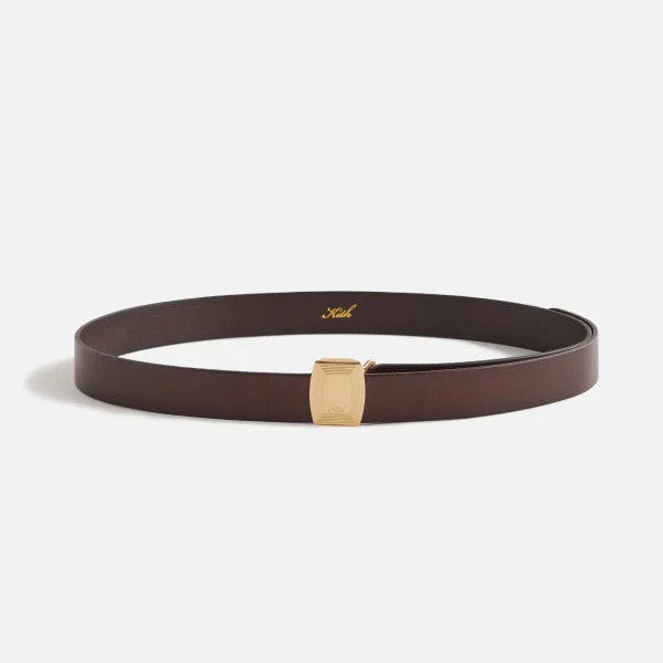 kith women s plaque leather belt stylish design - KITH-SHOP