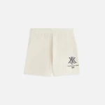 kith women s rayne crest chenille waffle shorts - KITH-SHOP