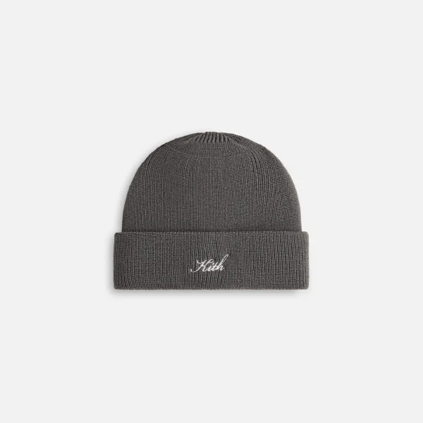 kith women s script classic beanie hurricane edition - KITH-SHOP