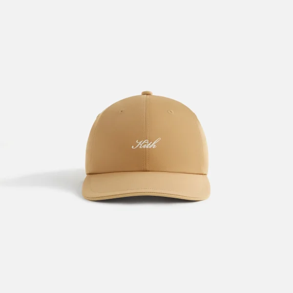 kith women s script leggero cap in desert - KITH-SHOP