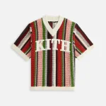 kith women s spencer ii cinnabar crochet jersey - KITH-SHOP