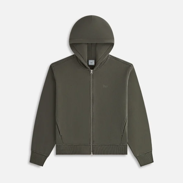 kith women s tanner full zip hoodie in terrain - KITH-SHOP