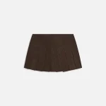 kith women s tyla patina pleated skirt stretchy stylish - KITH-SHOP