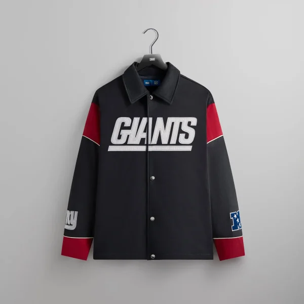 kith x 47 nfl giants kieran coaches jacket nocturnal edition - KITH-SHOP