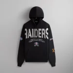 kith x 47 nfl raiders nelson hoodie black - KITH-SHOP