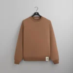 kith x auralee smooth soft crewneck sweatshirt jam - KITH-SHOP