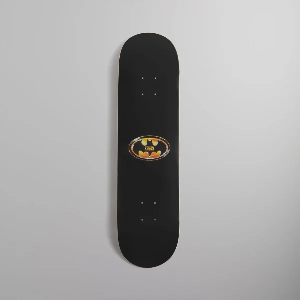 kith x batman 1989 symbol skateboard deck black - KITH-SHOP