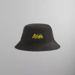 kith x batman dawson black bucket hat - KITH-SHOP