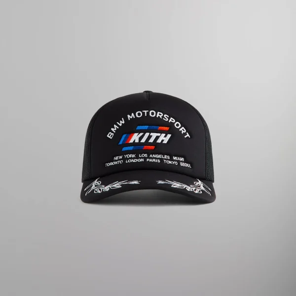 kith x bmw m black trucker hat - KITH-SHOP