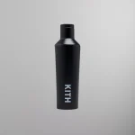 kith x corkcicle canteen sleek black insulated water bottle - KITH-SHOP