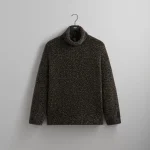 kith x giorgio armani cashmere silk turtleneck sweater ink - KITH-SHOP