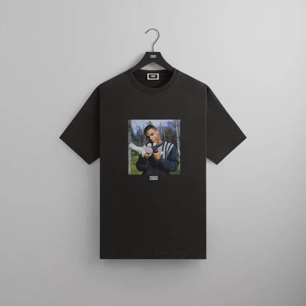 kith x mike tyson black vintage graphic tee - KITH-SHOP