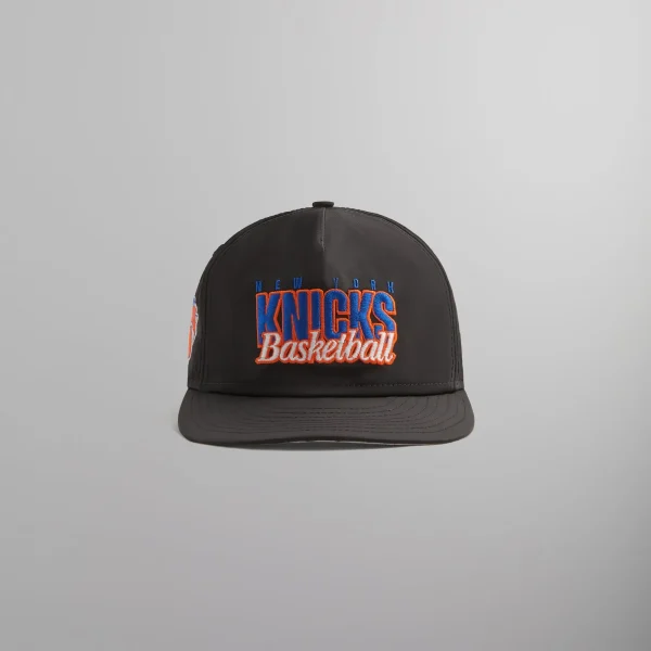 kith x new era new york knicks wrinkle nylon 9fifty snapback cap black - KITH-SHOP