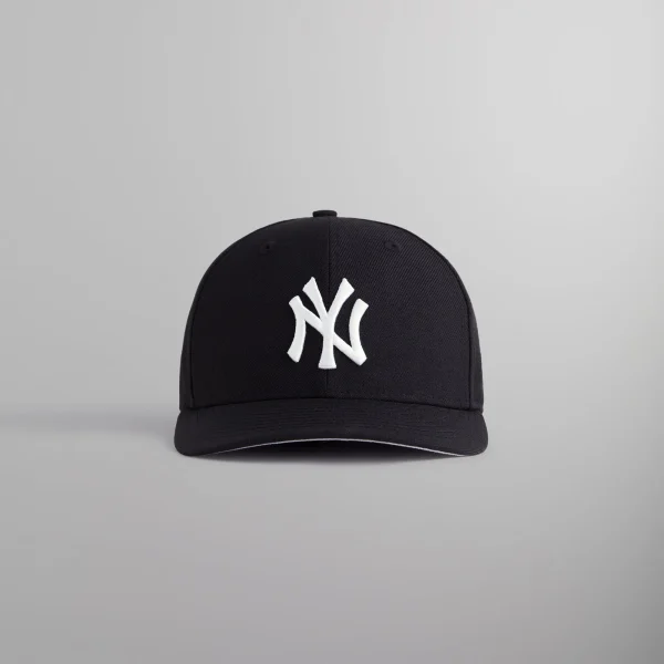 kith x new era new york yankees 59fifty low profile cap black - KITH-SHOP