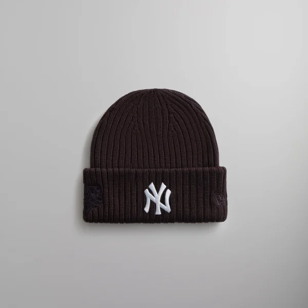 kith x new era new york yankees knit beanie modern style - KITH-SHOP