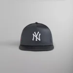 kith x new era new york yankees satin 9forty snapback cap - KITH-SHOP