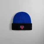 kith x new york knicks logo royal beanie - KITH-SHOP