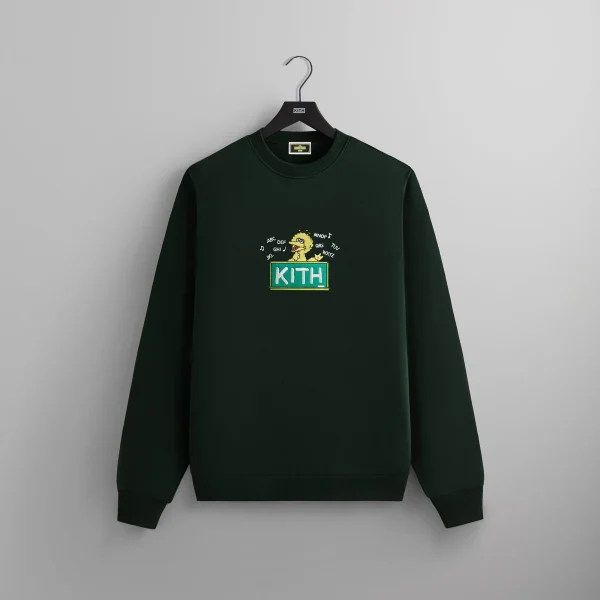 kith x sesame street big bird nelson crewneck sweatshirt stadium edition - KITH-SHOP