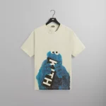 kith x sesame street cookie monster chalk graphic tee - KITH-SHOP