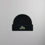 kith x sesame street cookie monster mia black beanie - KITH-SHOP