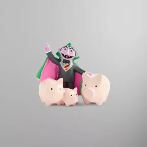 kith x sesame street count von count ceramic piggy bank multicolor - KITH-SHOP