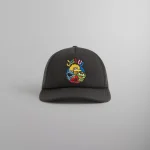 kith x sesame street just us nolan black trucker hat - KITH-SHOP