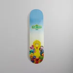 kith x sesame street just us skateboard deck multicolor - KITH-SHOP