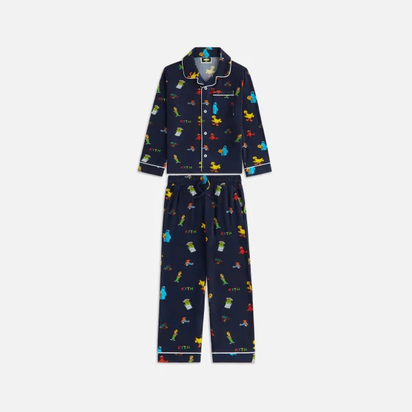 kith x sesame street kids nocturnal pajama set - KITH-SHOP