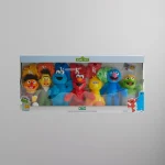 kith x sesame street multi color plush toy set - KITH-SHOP