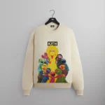 kith x sesame street waffle nelson group hug crewneck sweatshirt - KITH-SHOP