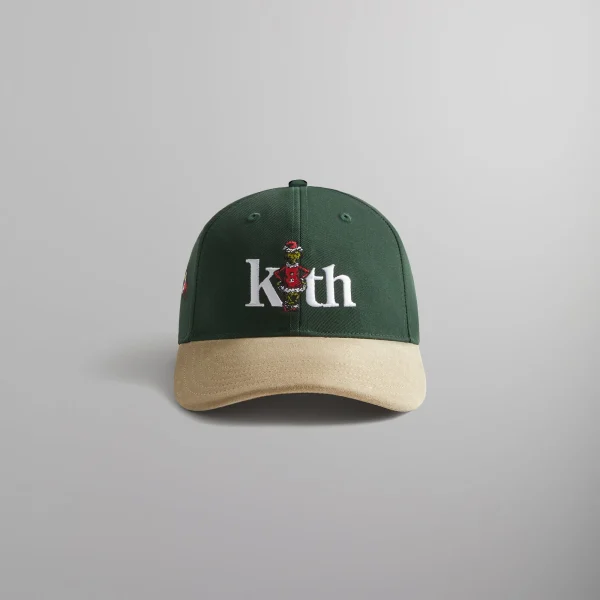 kith x the grinch suede brim aaron cap stadium edition - KITH-SHOP