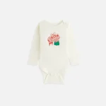 kithmas baby comic santa bodysuit sandrift - KITH-SHOP