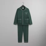 kithmas crest monogram stadium pajama set - KITH-SHOP