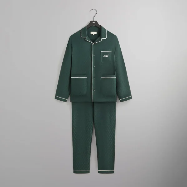 kithmas crest monogram stadium pajama set - KITH-SHOP