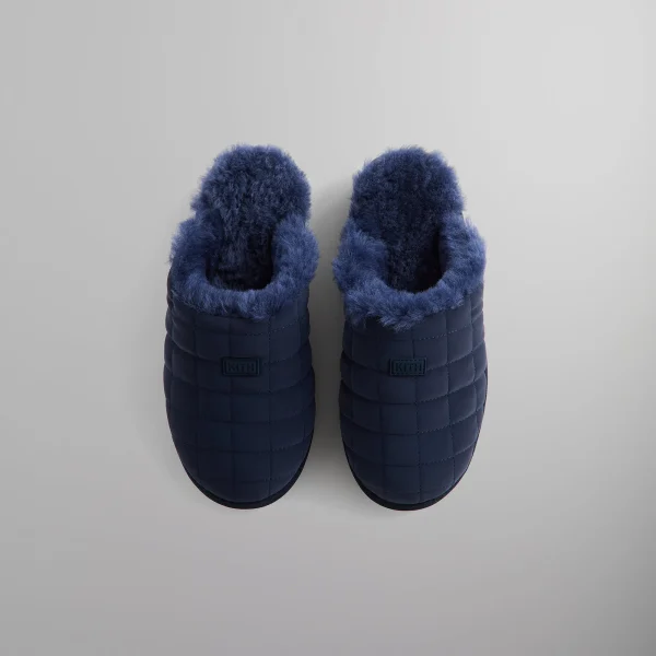 kithmas nocturnal puffed logo house slippers - KITH-SHOP