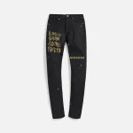 ksubi 23 van winkle high quality jet black jeans - KITH-SHOP